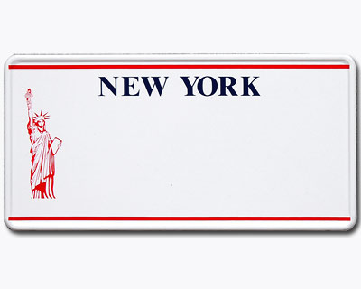 US plate - New York 1